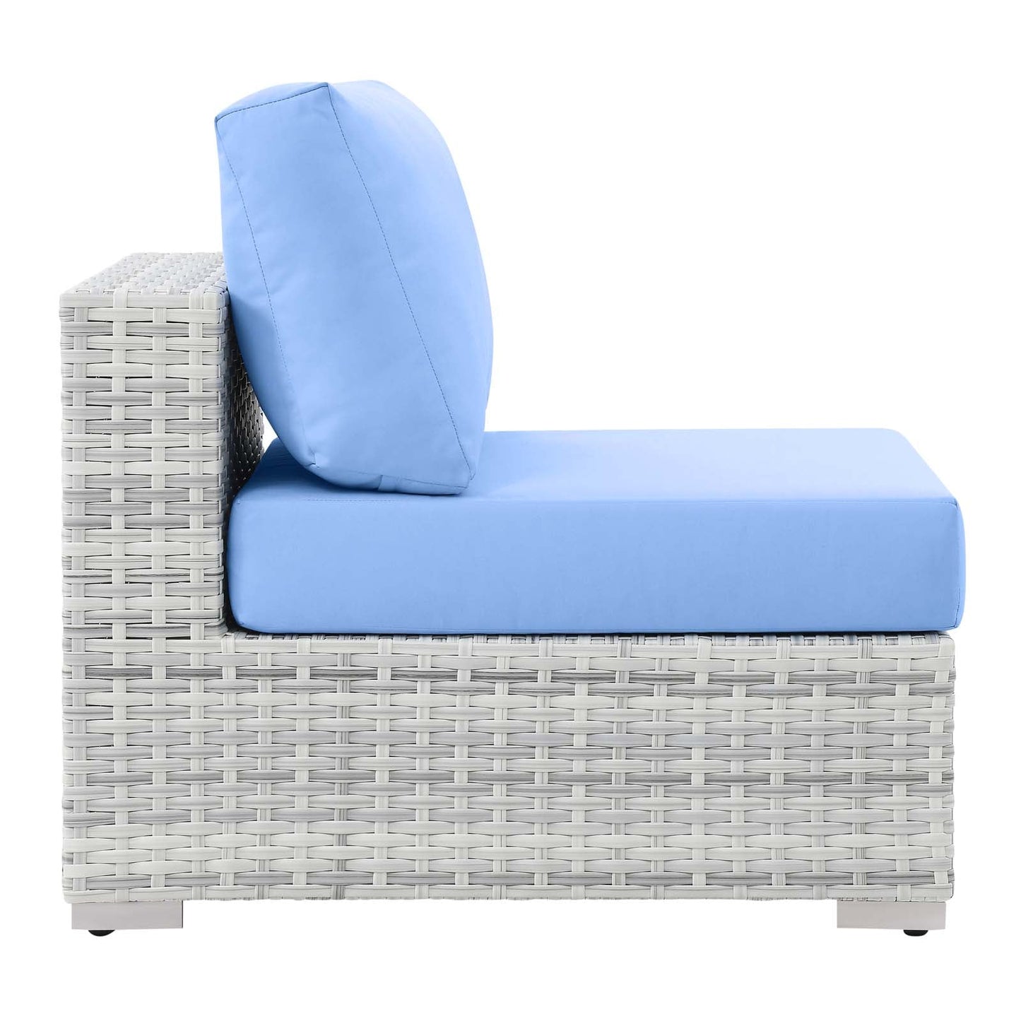 Modway Convene 5-Piece Outdoor Patio Sectional Set | Outdoor Sofas, Loveseats & Sectionals |