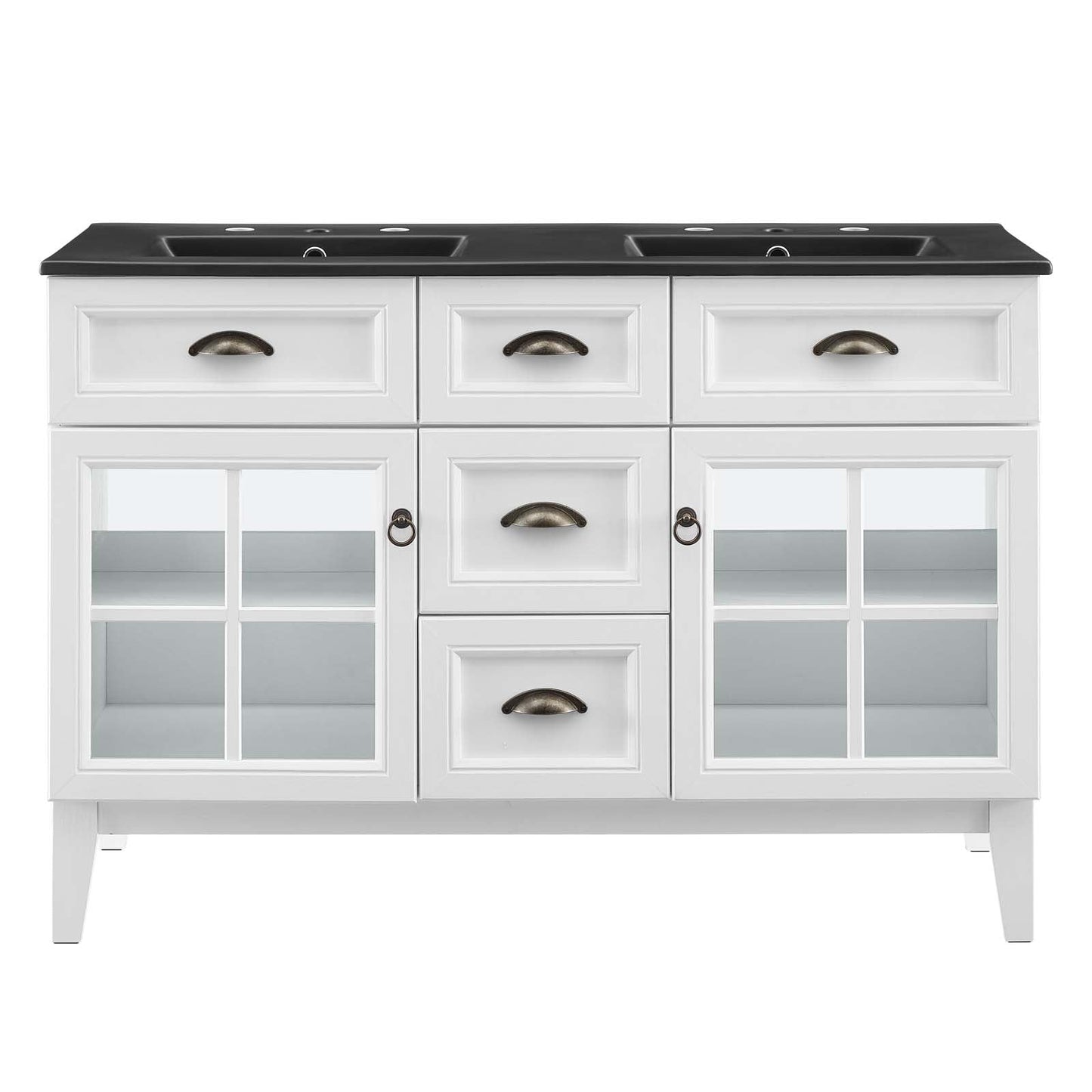 Modway Isle 48" Double Bathroom Vanity Cabinet | Bathroom Accessories |