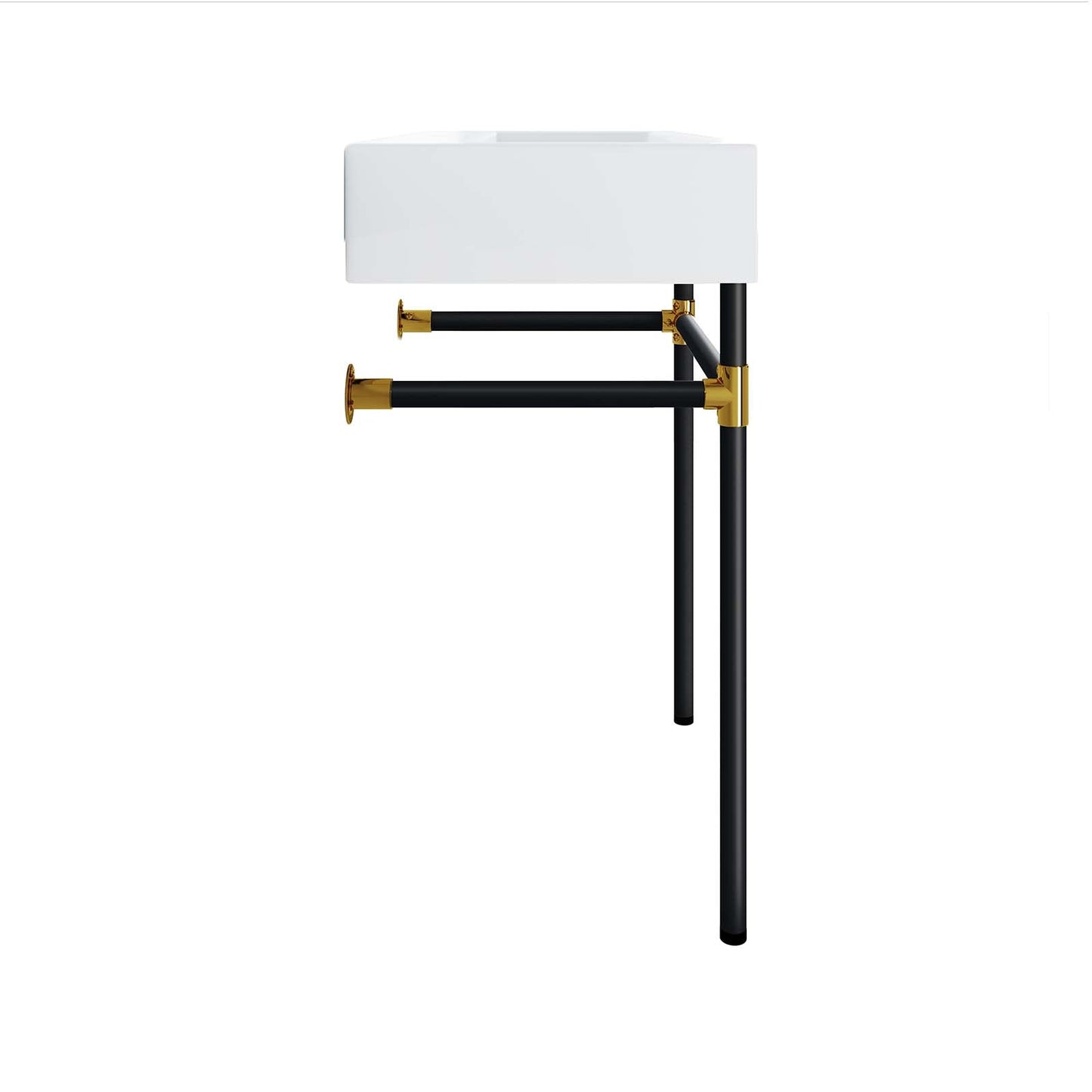 Redeem 24" Wall-Mount Black Stainless Steel Bathroom Vanity By Modway - EEI-5537 | Bathroom Accessories | Modishstore - 5