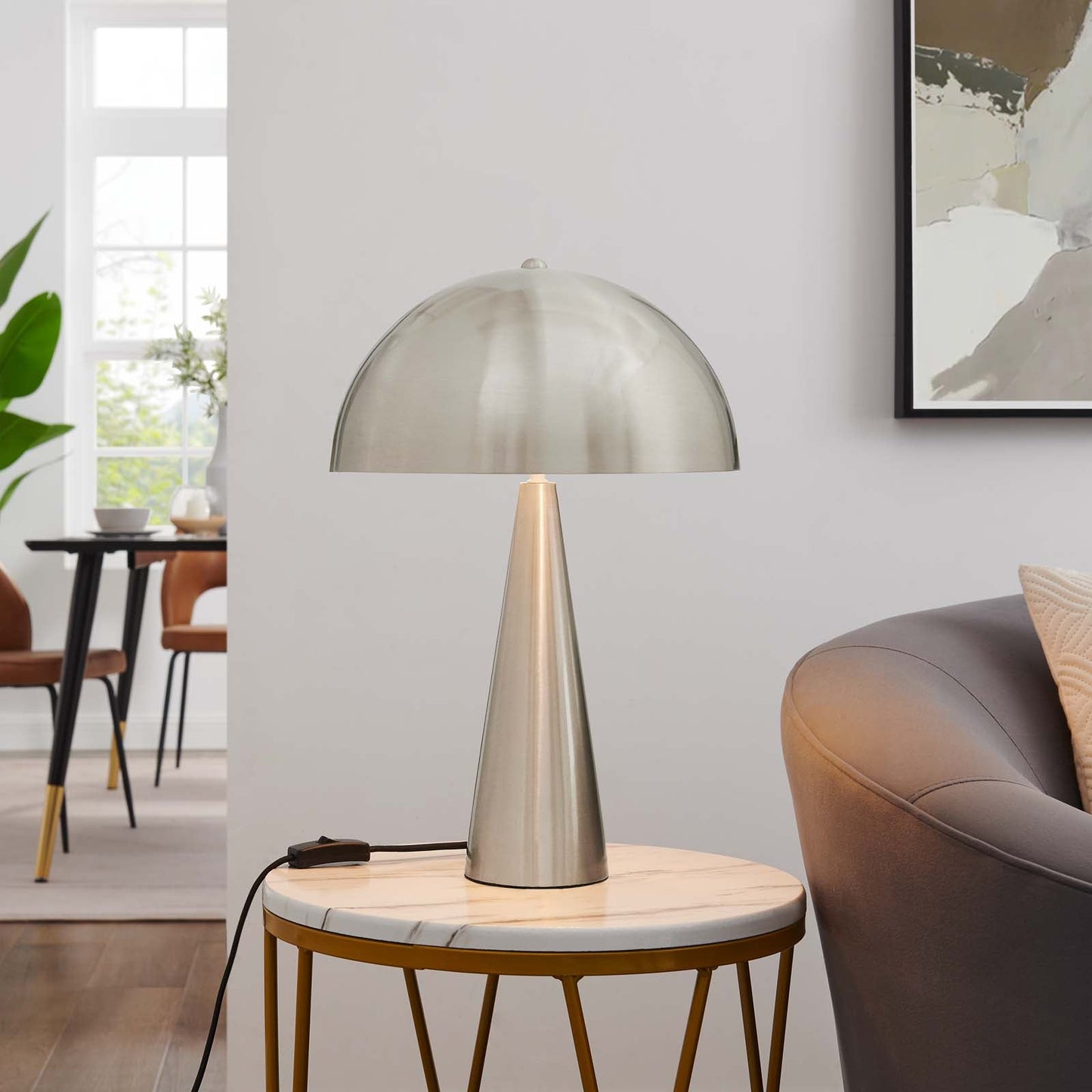 Selena Metal Table Lamp By Modway - EEI-5624-BLK | Table Lamps | Modishstore - 24
