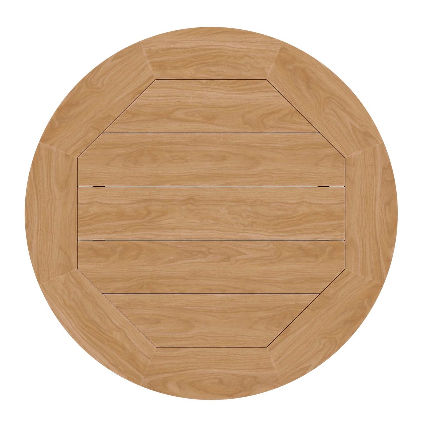 Brisbane 3-Piece Teak Wood Outdoor Patio Outdoor Patio Set By Modway - EEI-5834-NAT-GRY | Outdoor Sofas, Loveseats & Sectionals | Modishstore - 44