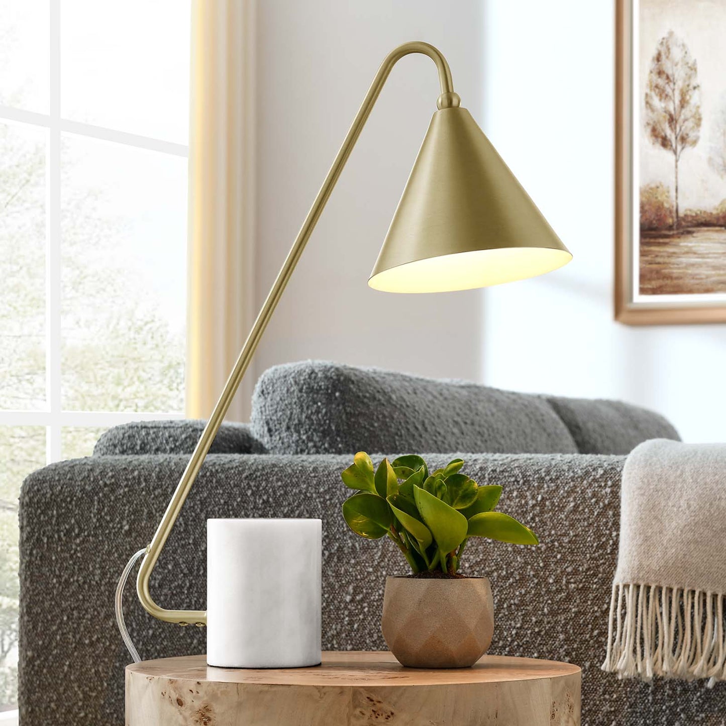 Ayla Marble Base Table Lamp By Modway - EEI-6530 | Table Lamps - 18