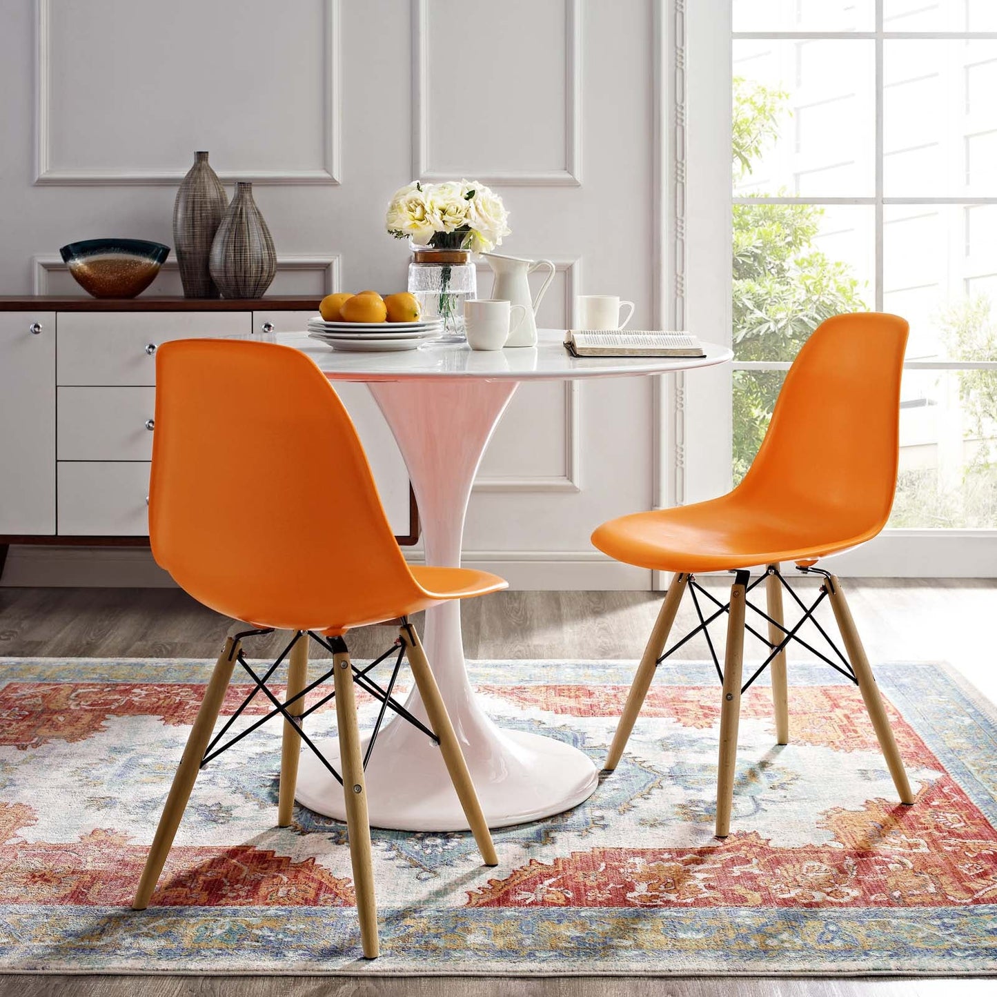 Modway Pyramid Dining Side Chairs Set of 2 - EEI-928