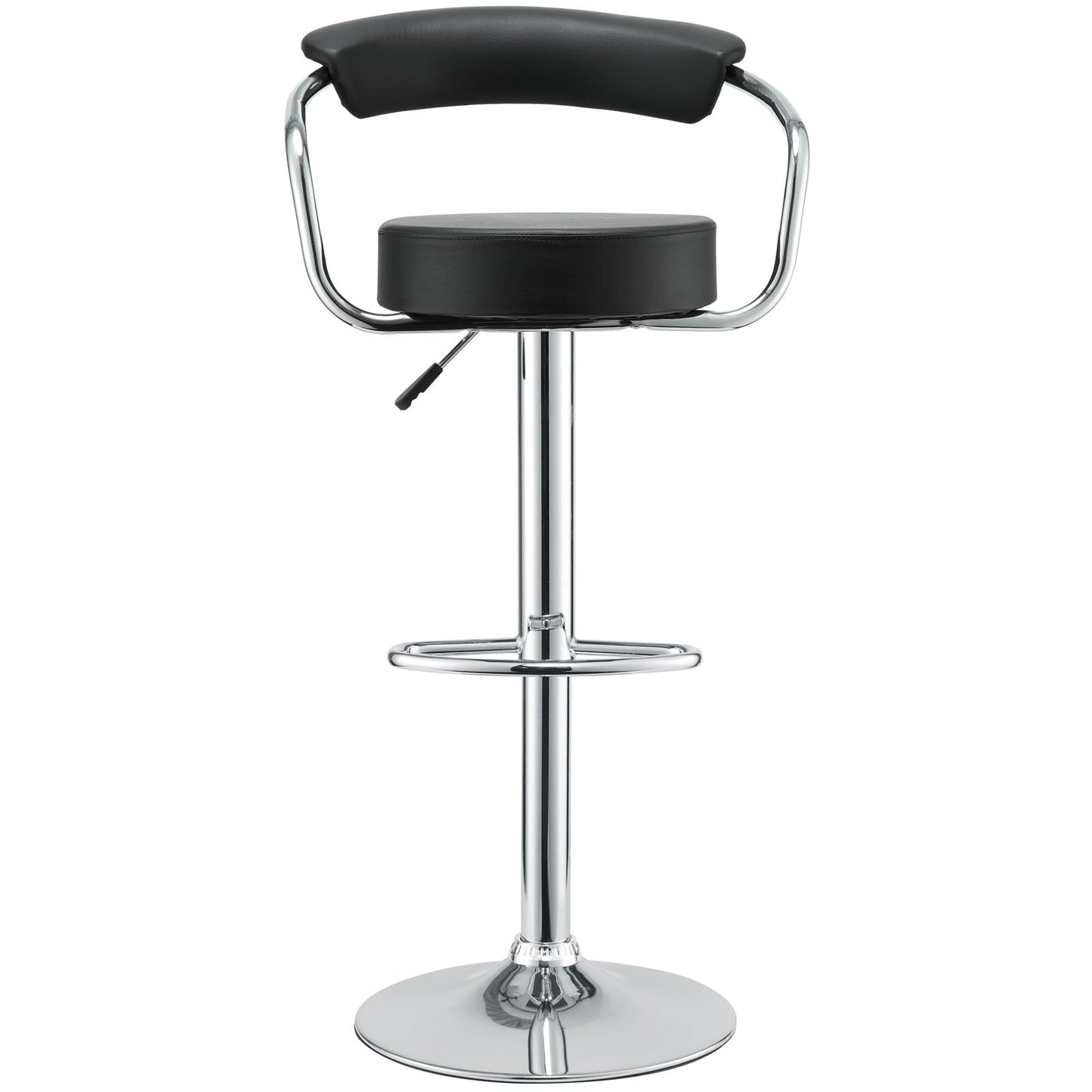 Modway Diner Bar Stool Set of 4 - Black | Bar Stools |
