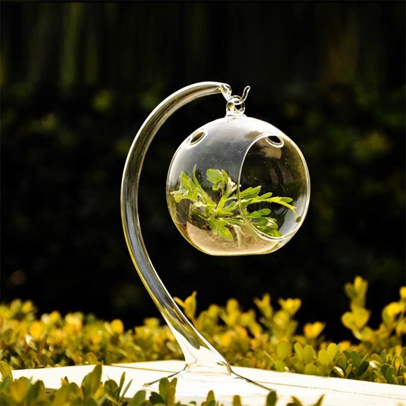 Hanging Crystal Glass Terrarium/ Candle Holder by Artisan Living Candle Holders, Artisan Living, - Modish Store