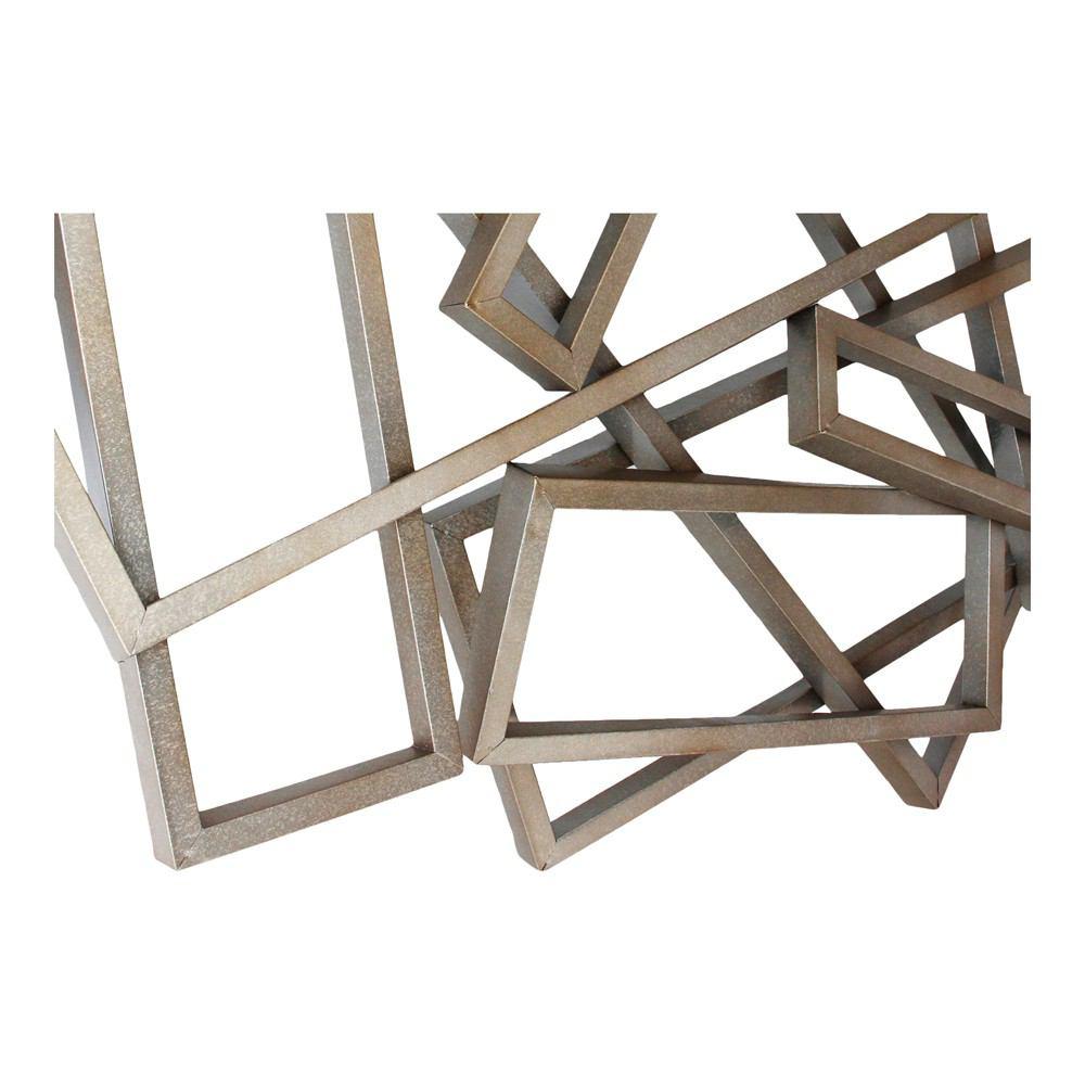 Moe's Home Collection Metal Rectangles Wall Decor