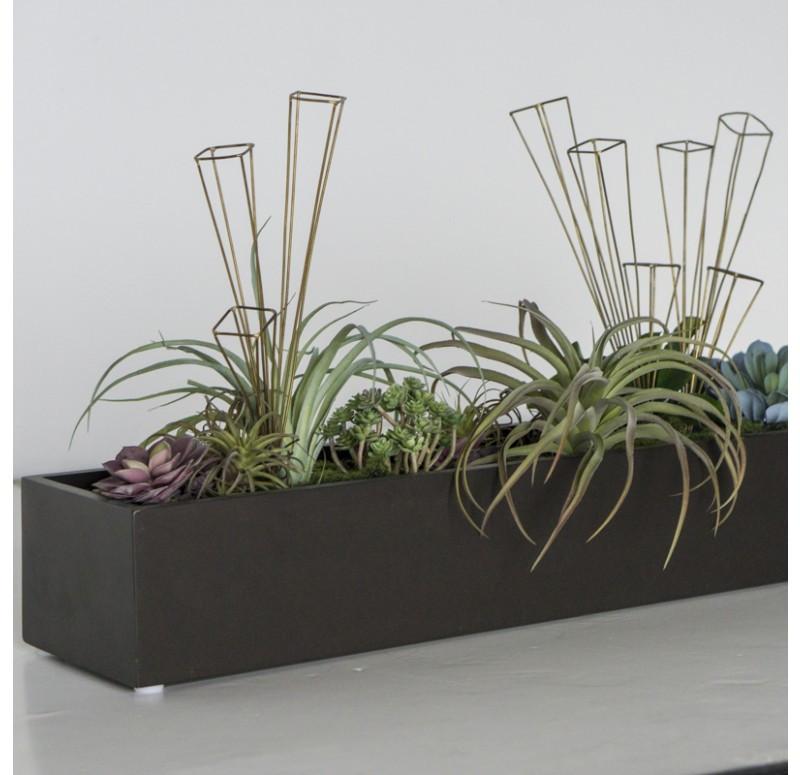 Gold Leaf Design Group Tabletop Design With California Mix And Wire Crystals
