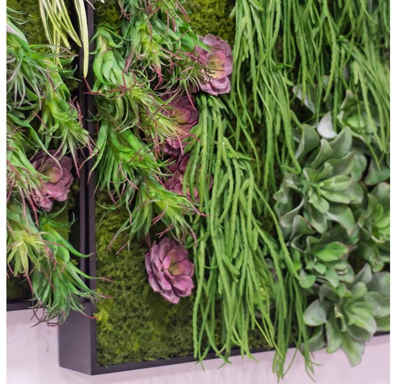 Gold Leaf Design Group Green Wall Mix With Organic Pattern - Set Of 4