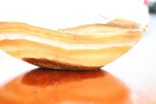 Raw Edge Natural Free Form Onyx Bowl
