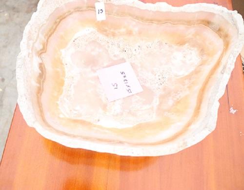 Raw Edge Natural Free Form Onyx Bowl