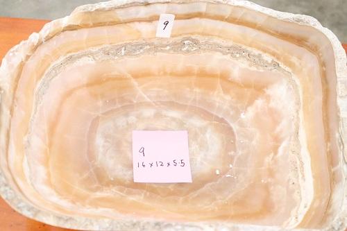 Raw Edge Natural Free Form Onyx Bowl