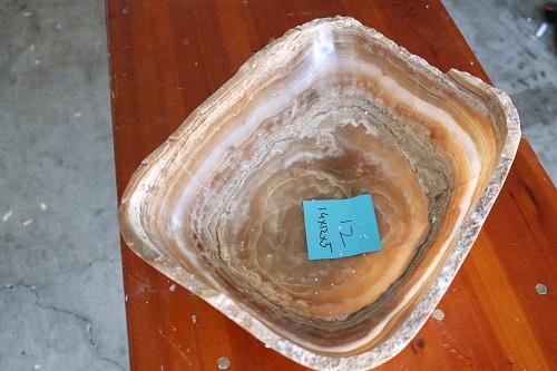 Raw Edge Natural Free Form Onyx Bowl