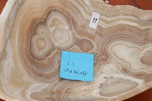 Raw Edge Natural Free Form Onyx Bowl