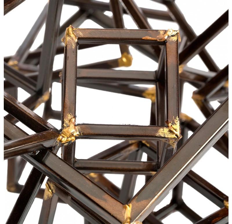 Gold Leaf Design Group Cubico Sculpture