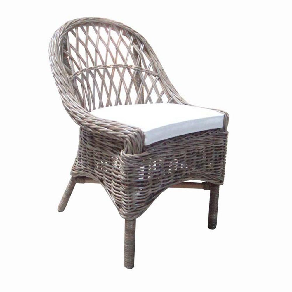 Padma's Plantation Kubu Cross Weave Dining Chair - Set Of 2