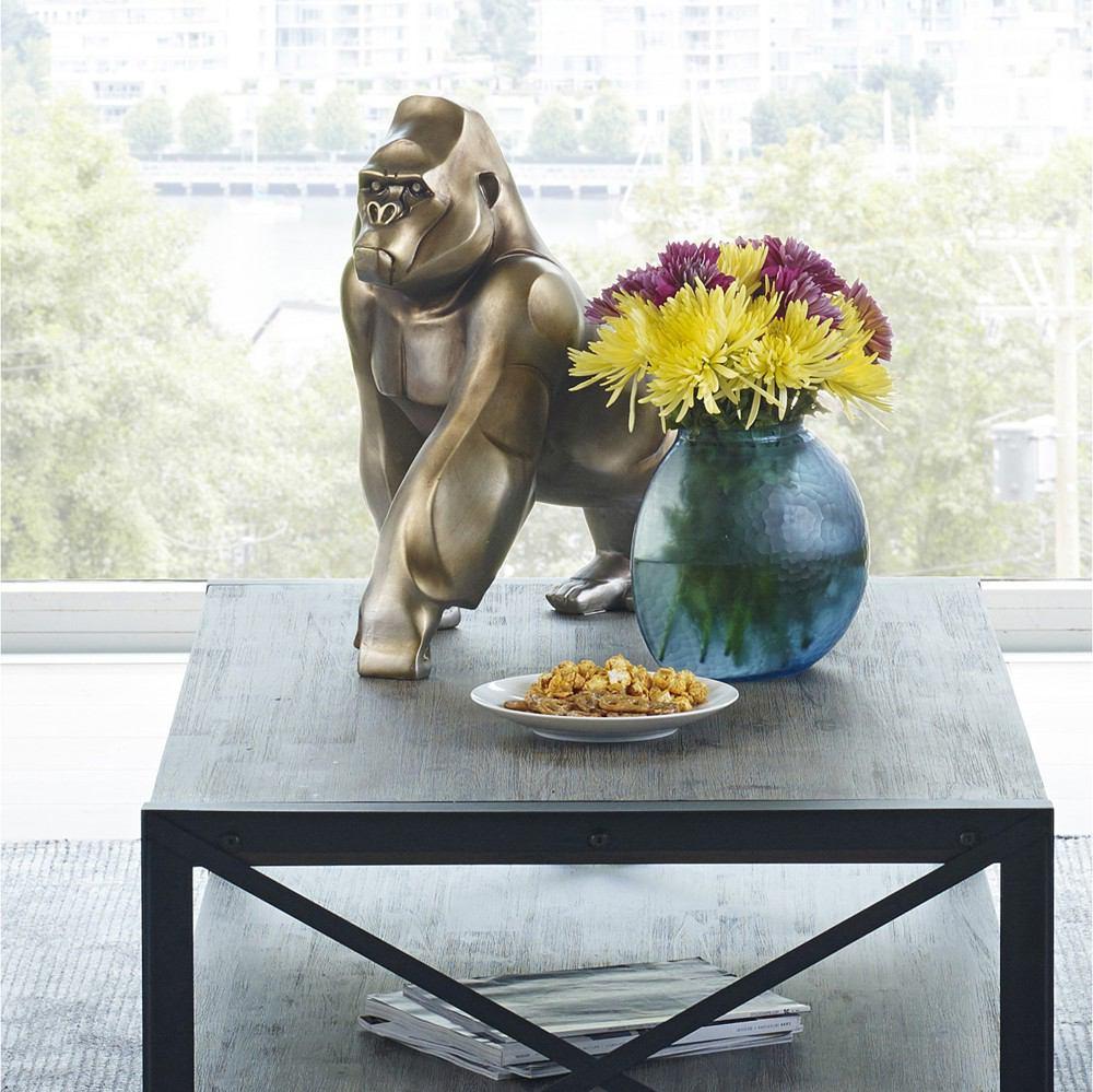 Moe's Home Collection Digit Art Deco Gorilla Statue