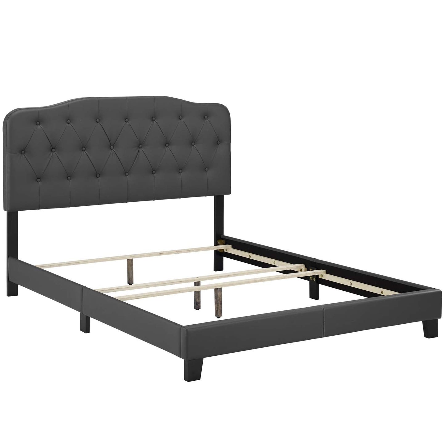 Modway Amelia King Faux Leather Bed