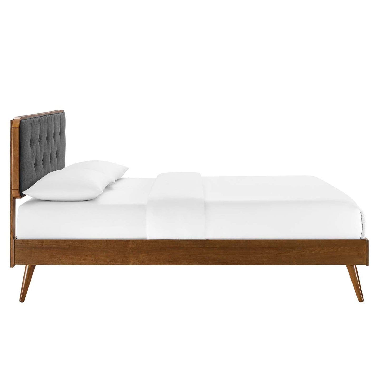 Modway Bridgette King Wood Platform Bed With Splayed Legs | Beds |