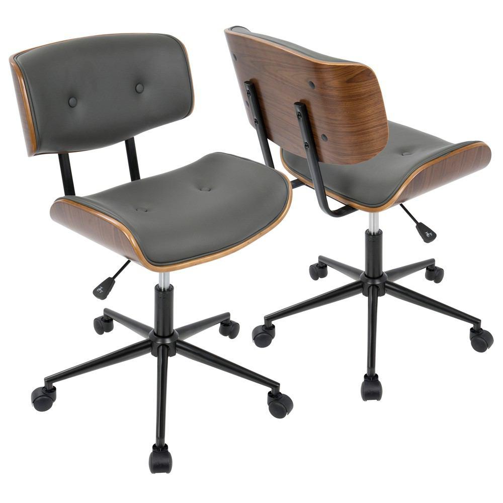 LumiSource Lombardi Height Adjustable Office Chair with Swivel