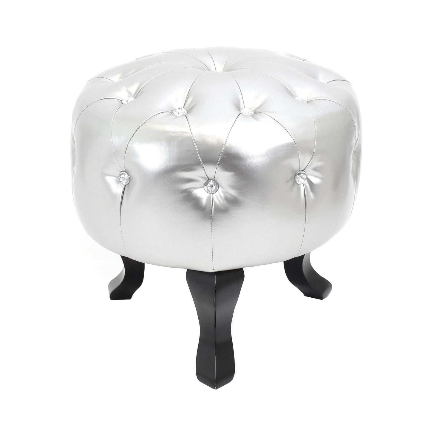 LumiSource Pouf Ottoman Round