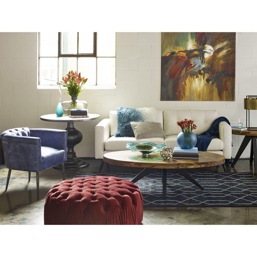 Moe's Home Collection Shapkin Leather Arm Chair