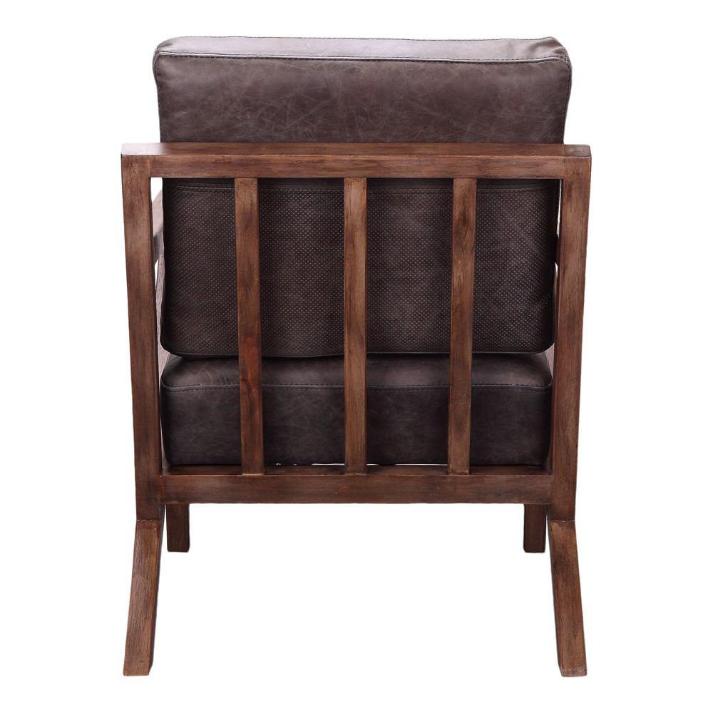 Moe's Home Collection Drexel Arm Chair Antique Ebony
