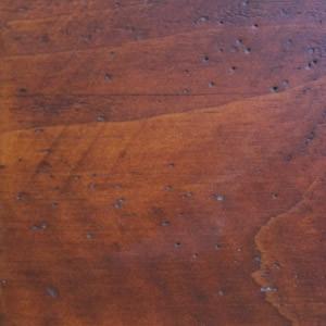 2-Day Designs 24" Stave Stool With a Chocolate Leather Seat