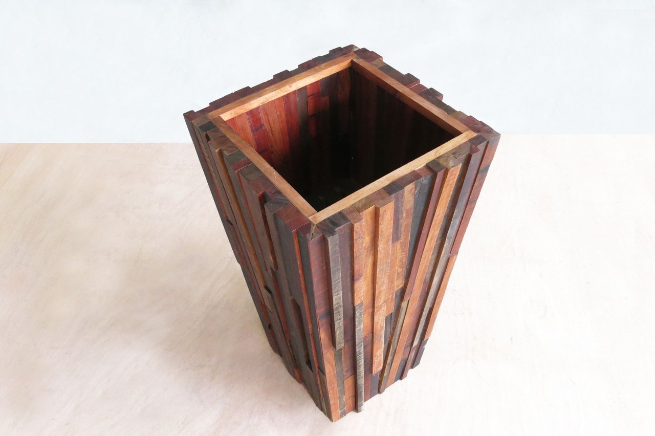 Masaya Mixed Hardwood Planter