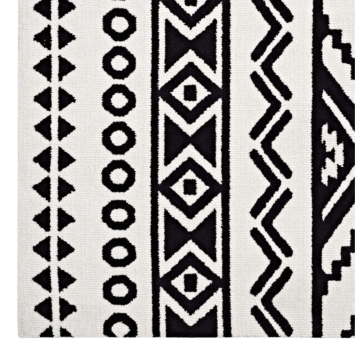 Modway Haku Geometric Moroccan Tribal 5x8 Area Rug | Rugs |