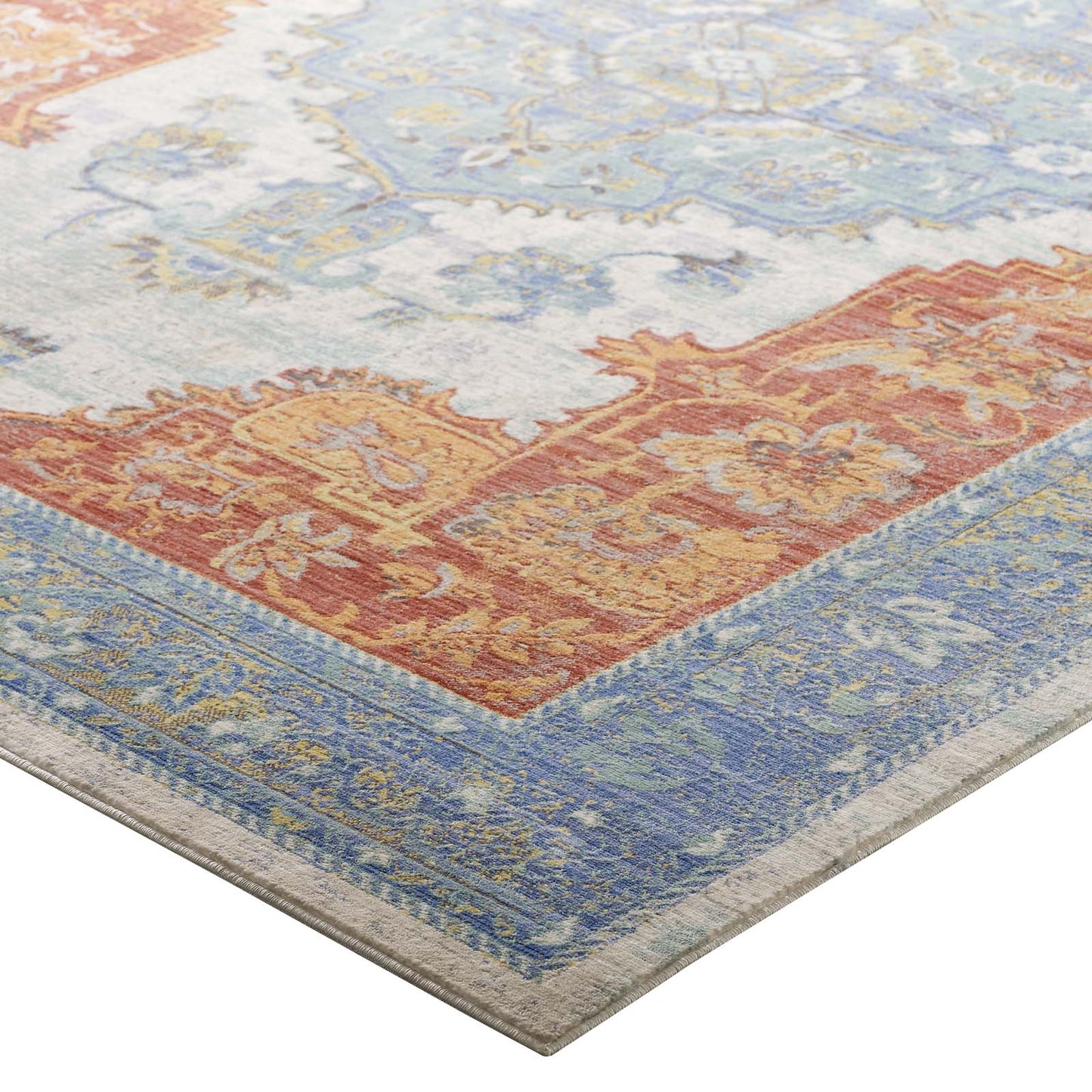 Modway Citlali Distressed Southwestern Aztec 4x6 Area Rug | Rugs |
