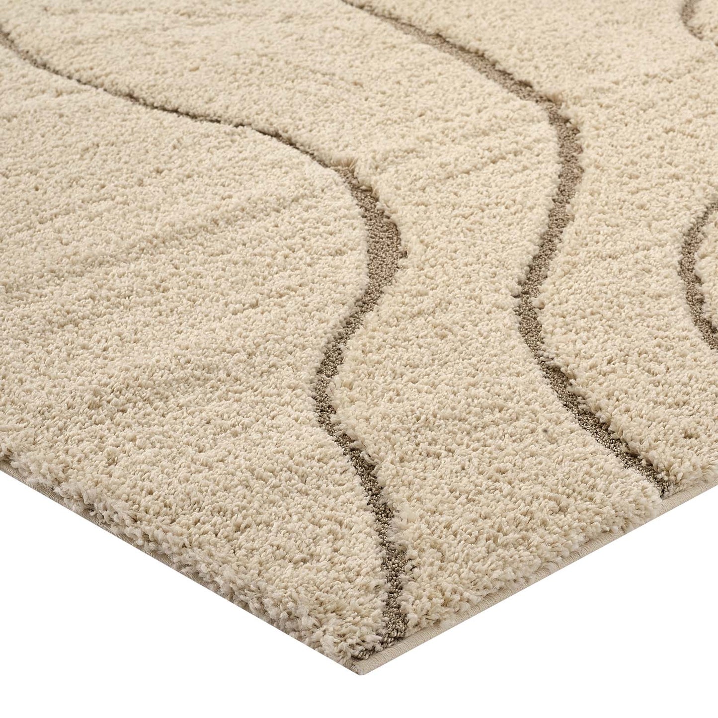 Modway Jubilant Abound Abstract Swirl 5x8 Shag Area Rug | Rugs | Modishstore-3