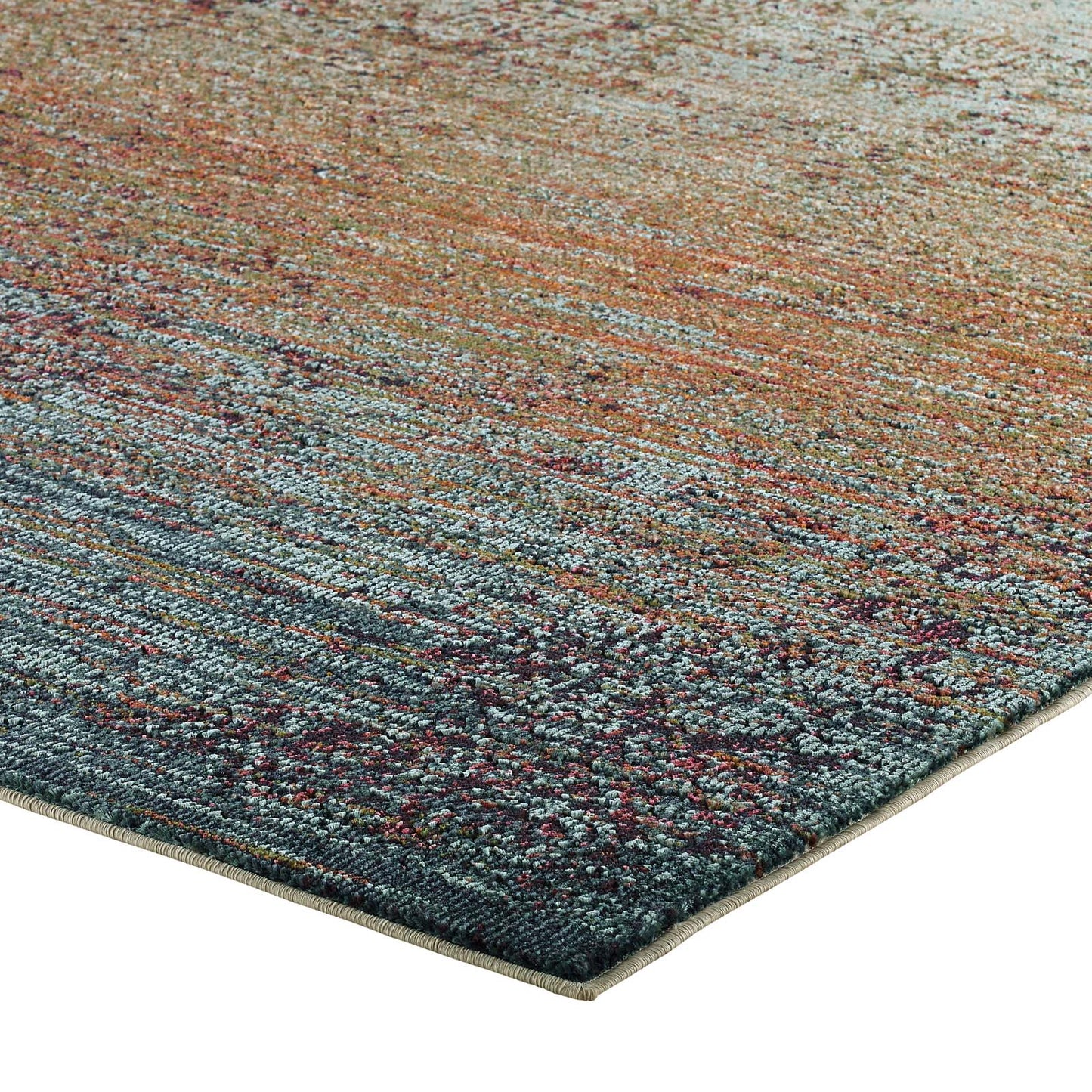 Modway Tribute Jacinda Rustic Distressed Vintage Lattice 5x8 Area Rug | Rugs | Modishstore-3