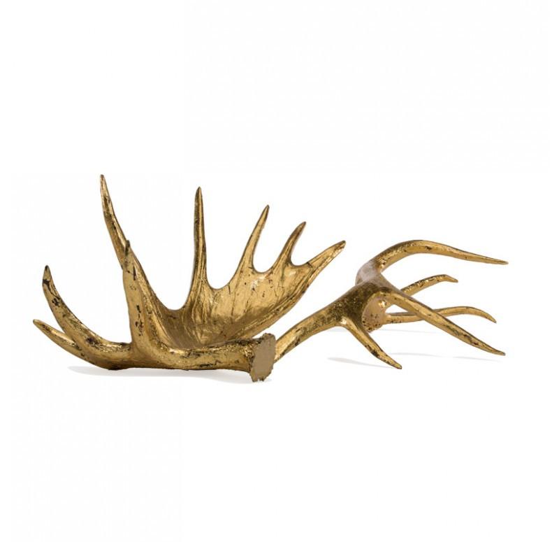 Gold Leaf Design Group Gilded Moose Antler - Single