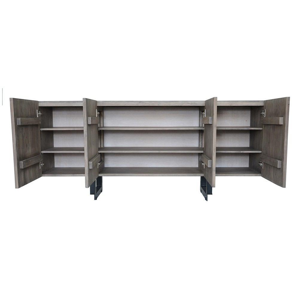 Moe's Home Collection Tiburon Sideboard Large Pale Grey