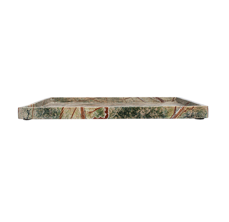 Gold Leaf Design Group Green Soapstone Rectangle Tray
