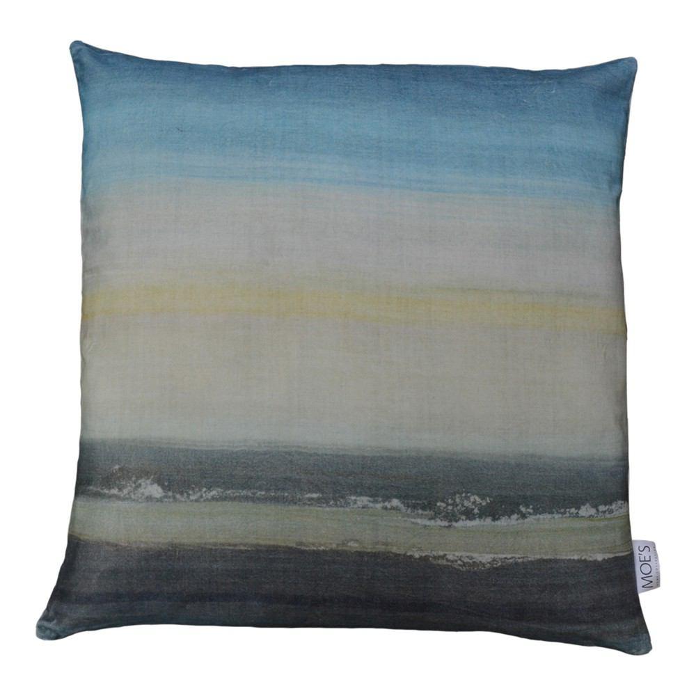 Moe's Home Collection Sunrise Velvet Feather Cushion - 25 x 25