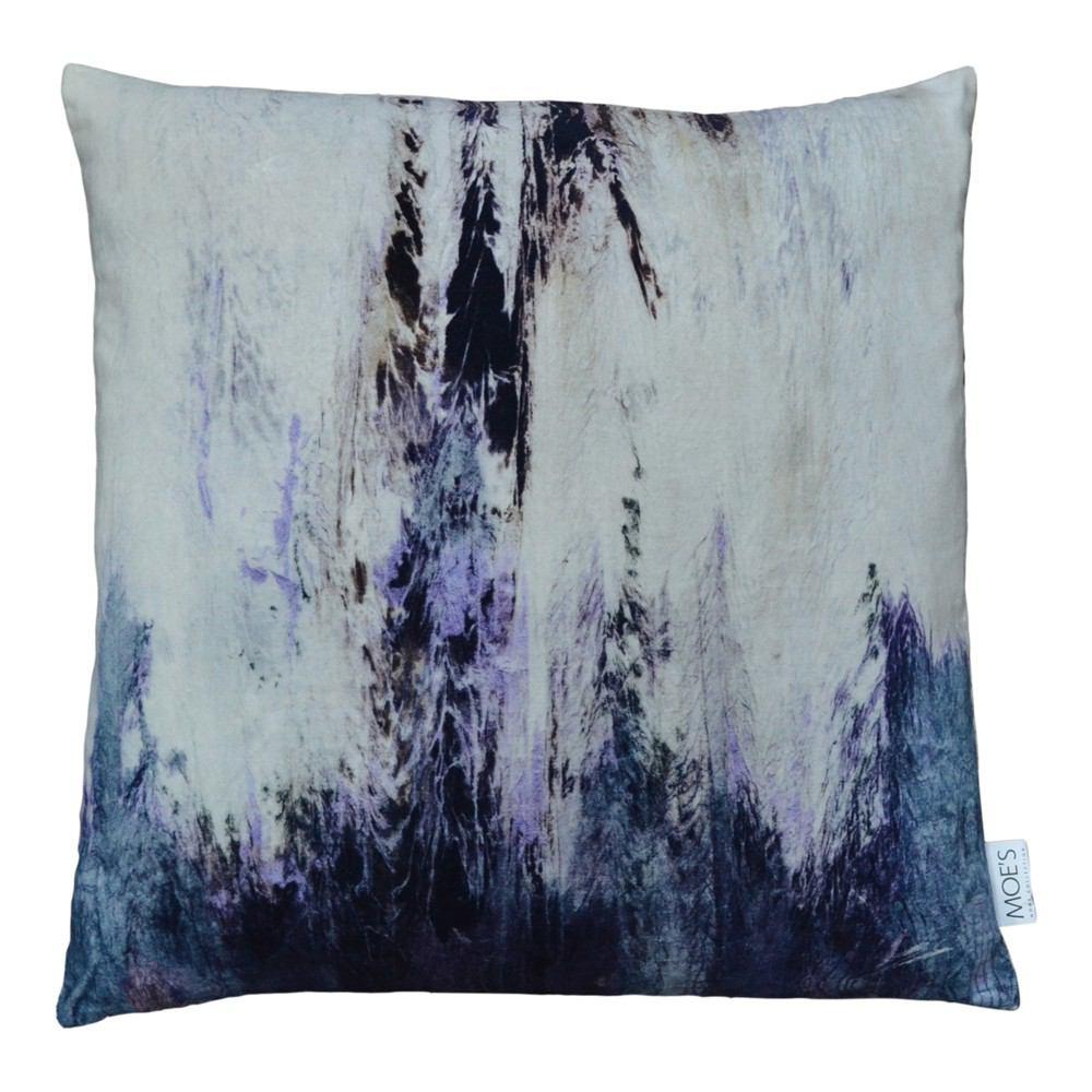 Moe's Home Collection Striations Velvet Feather Cushion - 25 x 25