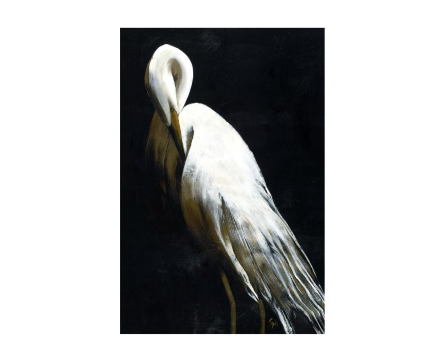 Leftbank Art White Heron III