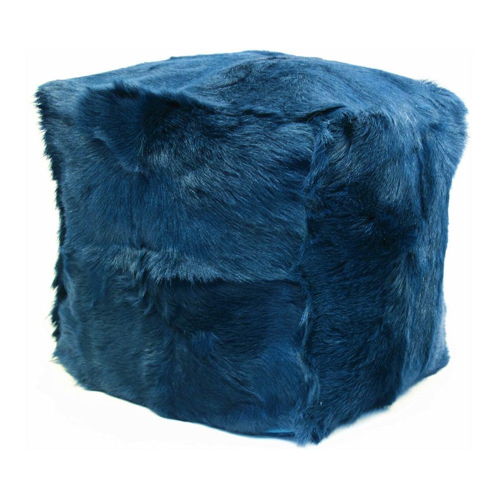 Moe's Home Collection Goat Fur Pouf - 16" Sq