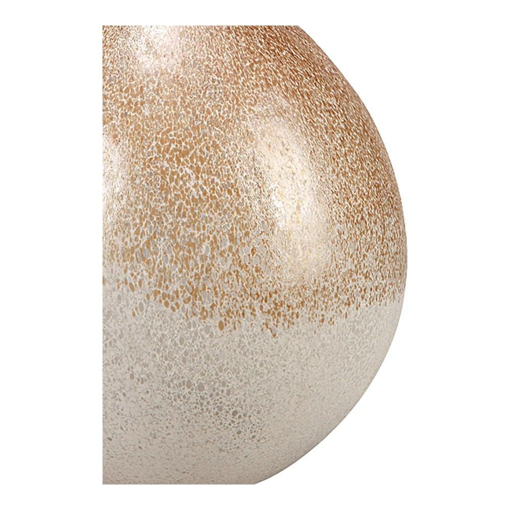 Moe's Home Collection Titan Vase White Grey