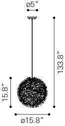 Zuo Warp Ceiling Lamp