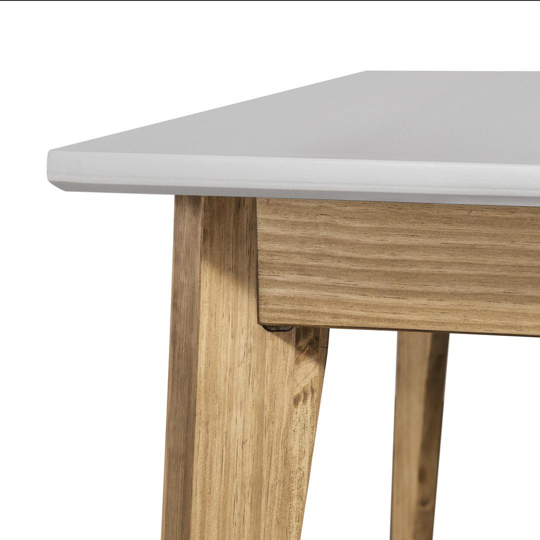 Manhattan Comfort Rustic Mid-Century Modern Jackie 6-Seating Dining Table