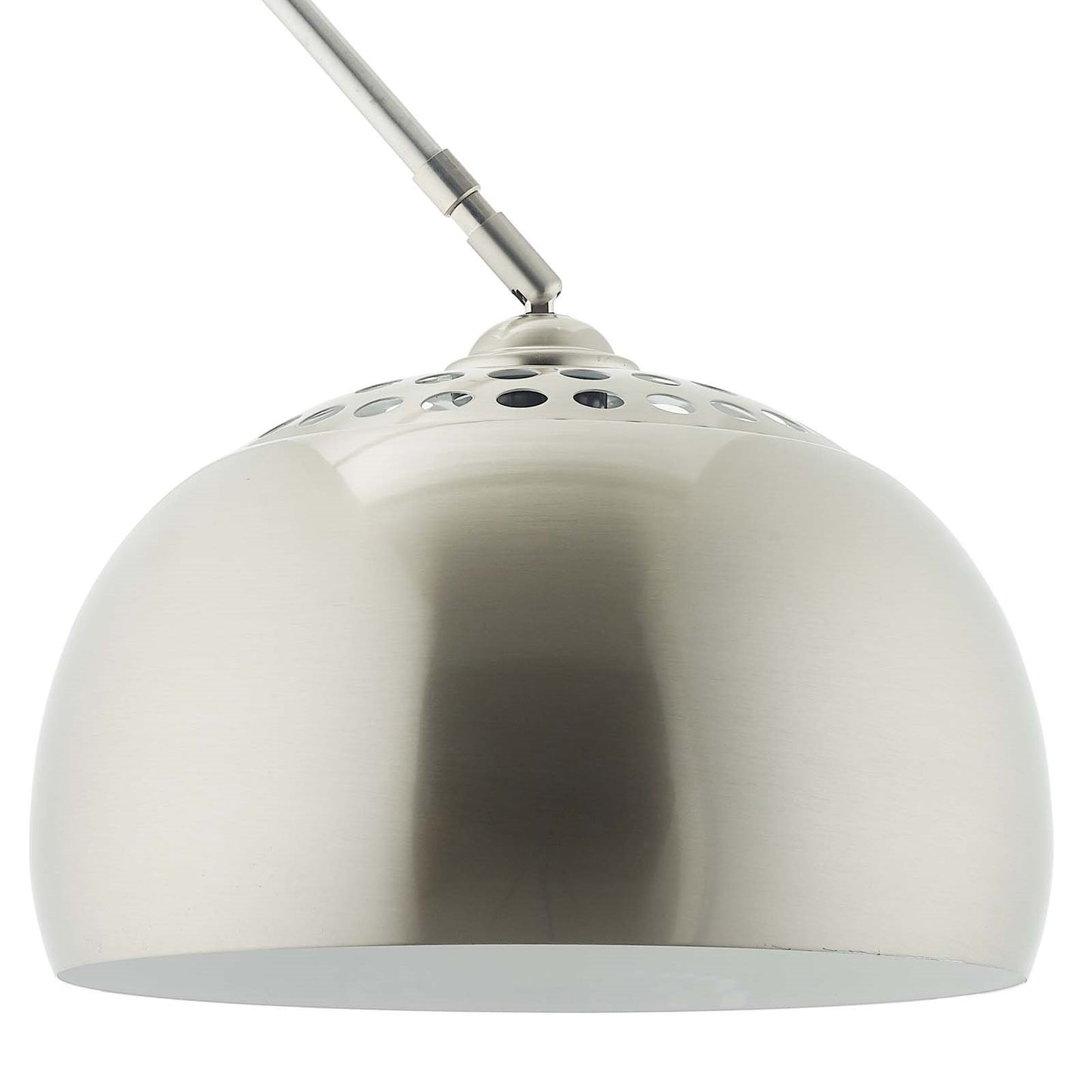 Modway Sunflower Round Marble Base Floor Lamp White