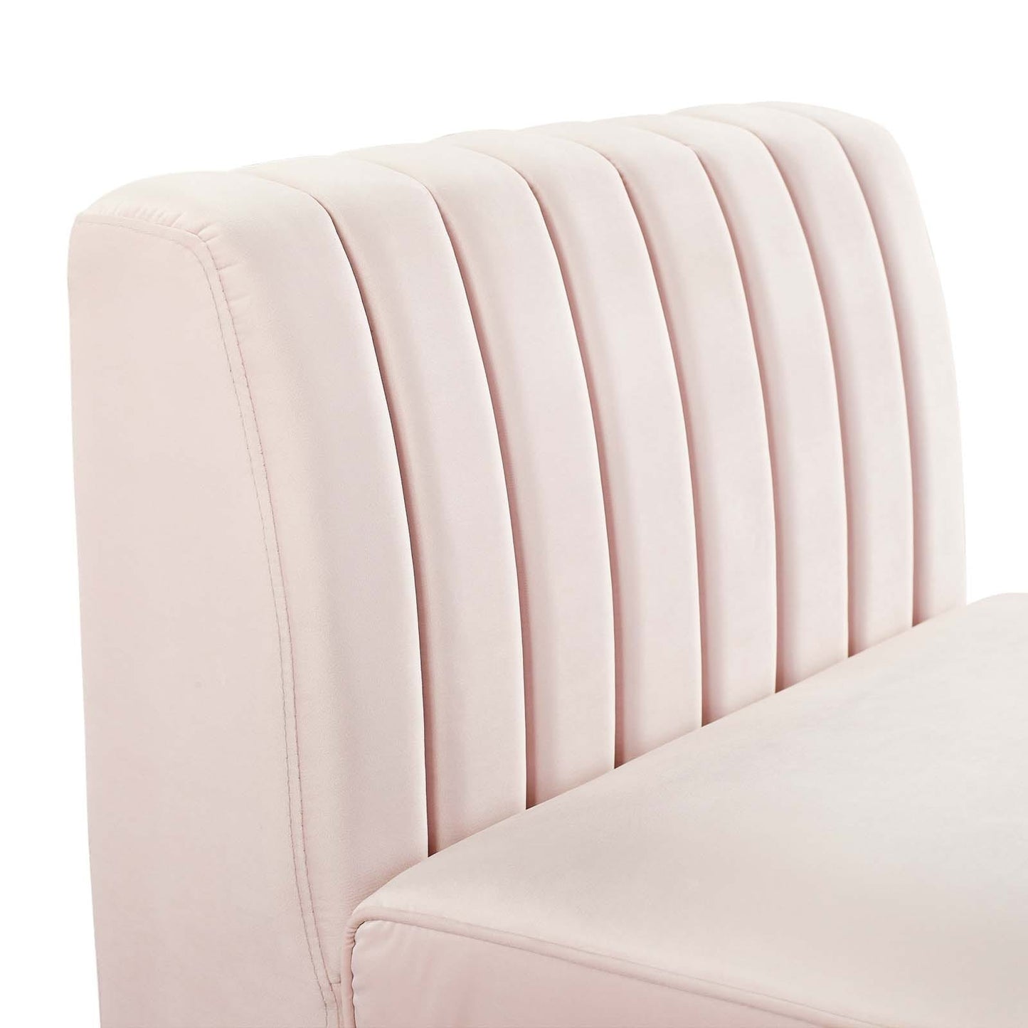 Modway Triumph Channel Tufted Performance Velvet Armless Chair | Accent Chairs | Modishstore-17