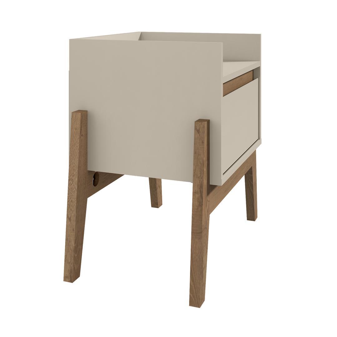 Manhattan Comfort Essence 1-Full Extension Drawer Nightstand