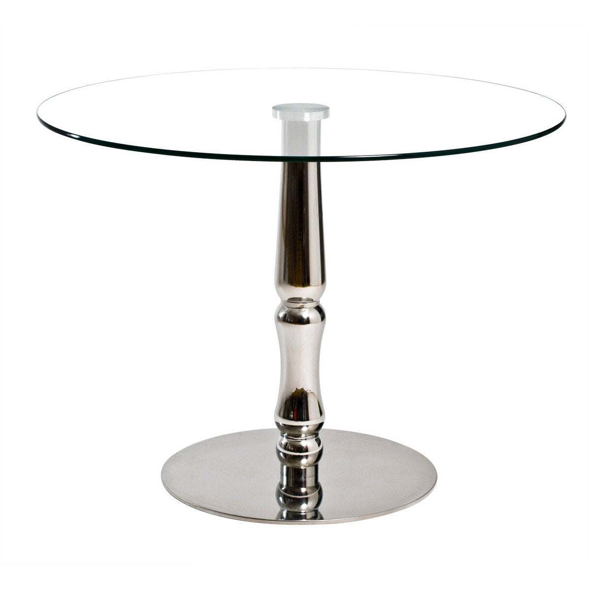 Aeon Furniture Kate-2 Round Glass Dining Table