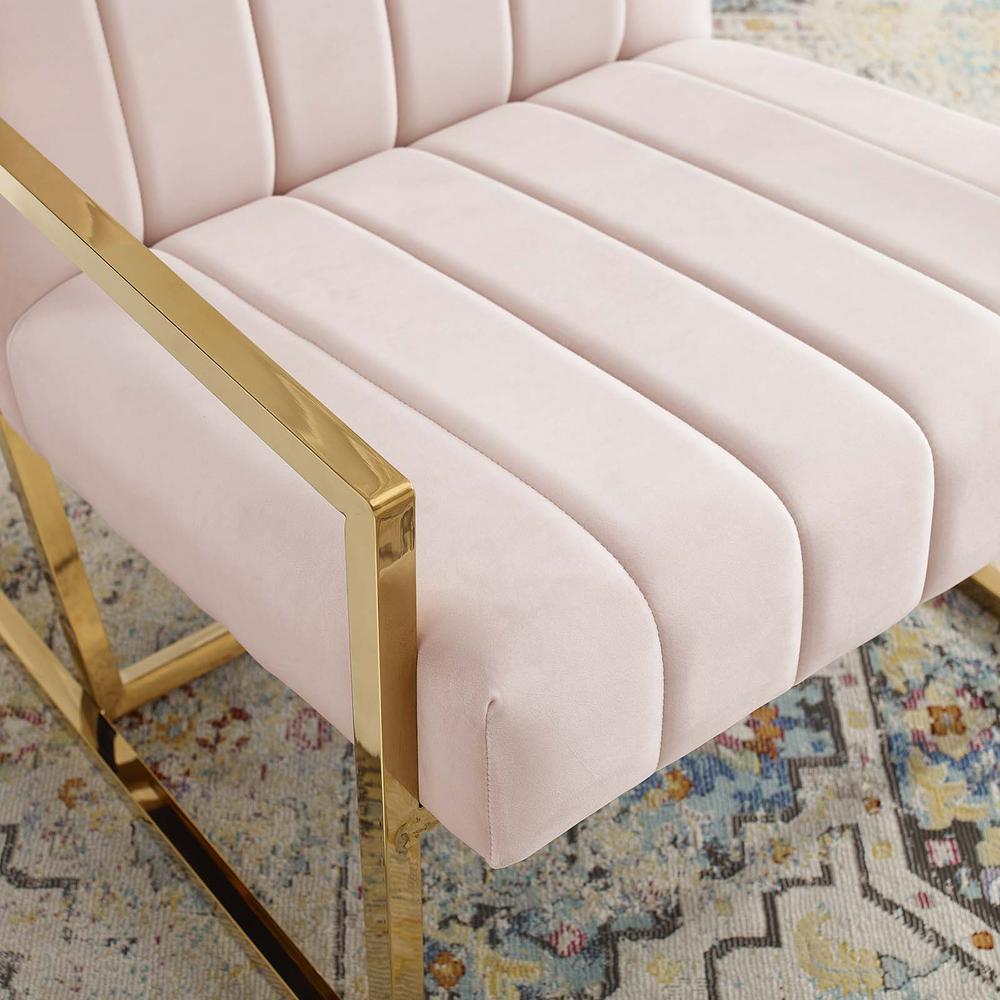 Modway Inspire Channel Tufted Performance Velvet Armchair | Armchairs |