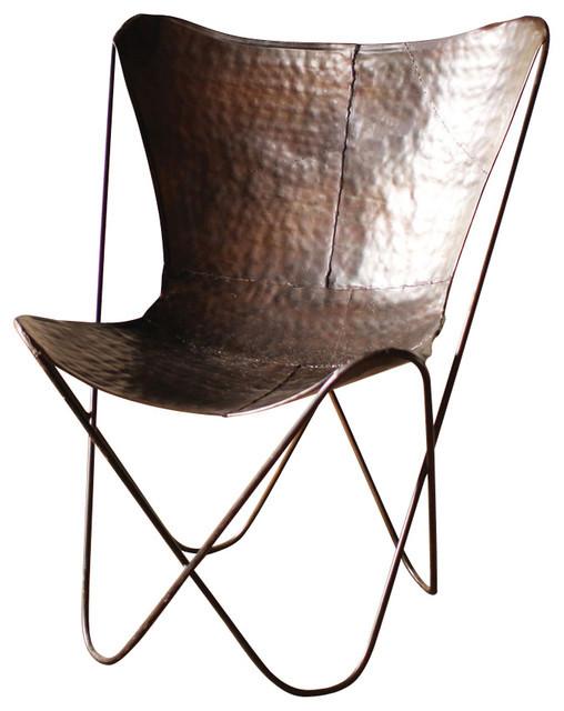 Kalalou Iron Butterfly Chair