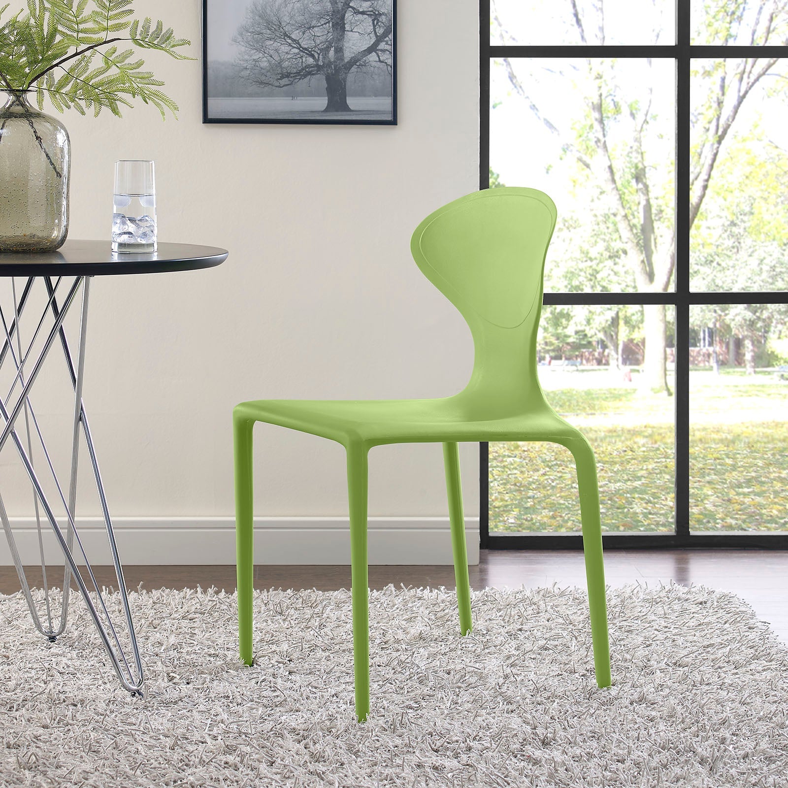 Draw Dining Side Chair By Modway - EEI-1715 | Dining Chairs