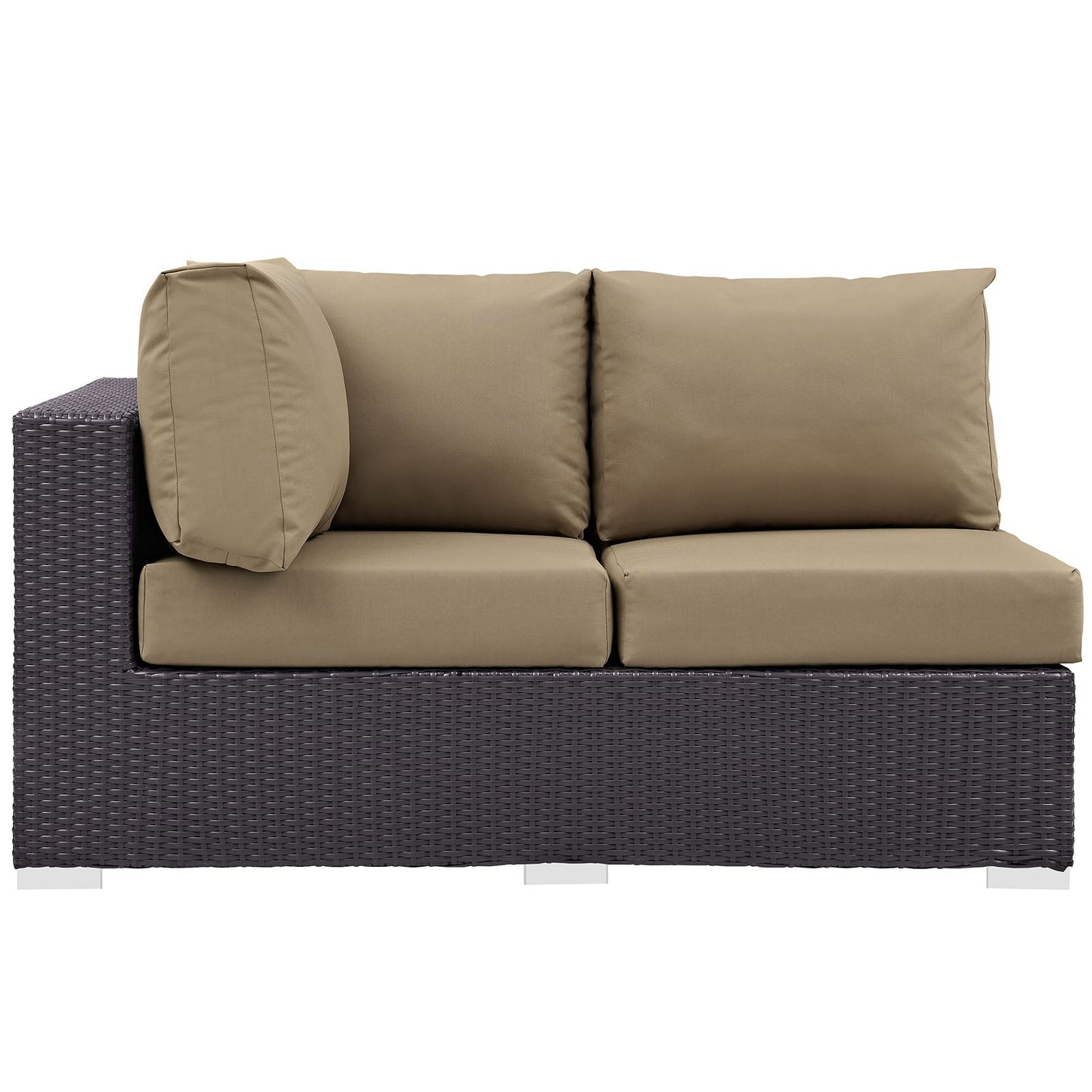 Convene Outdoor Patio Left Arm Loveseat By Modway - EEI-1842 | Outdoor Sofas, Loveseats & Sectionals - 3